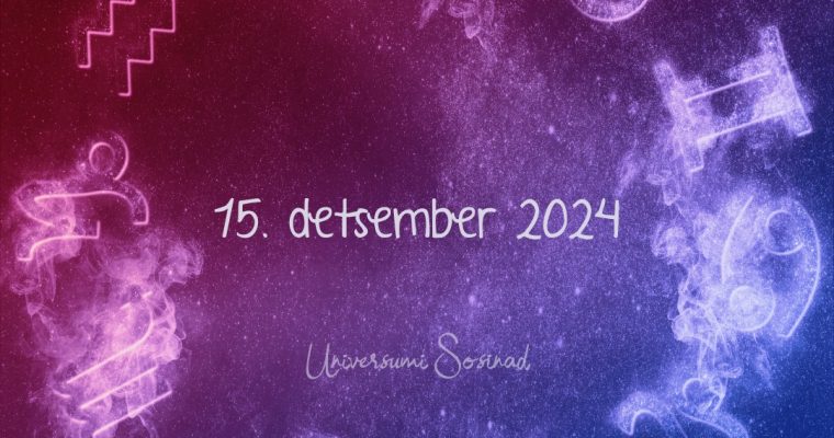 Horoskoop 15.12.2024