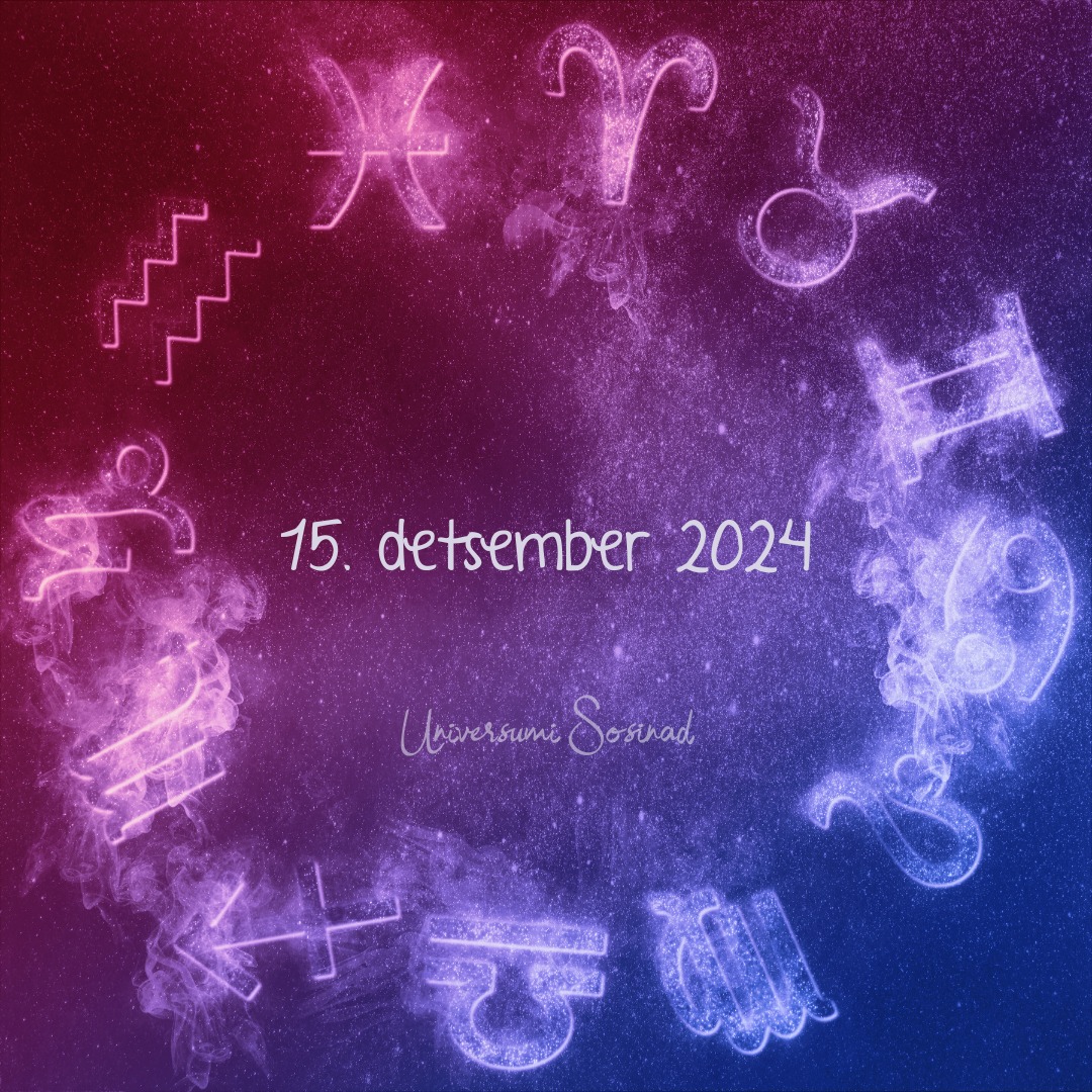 Horoskoop 15.12.2024